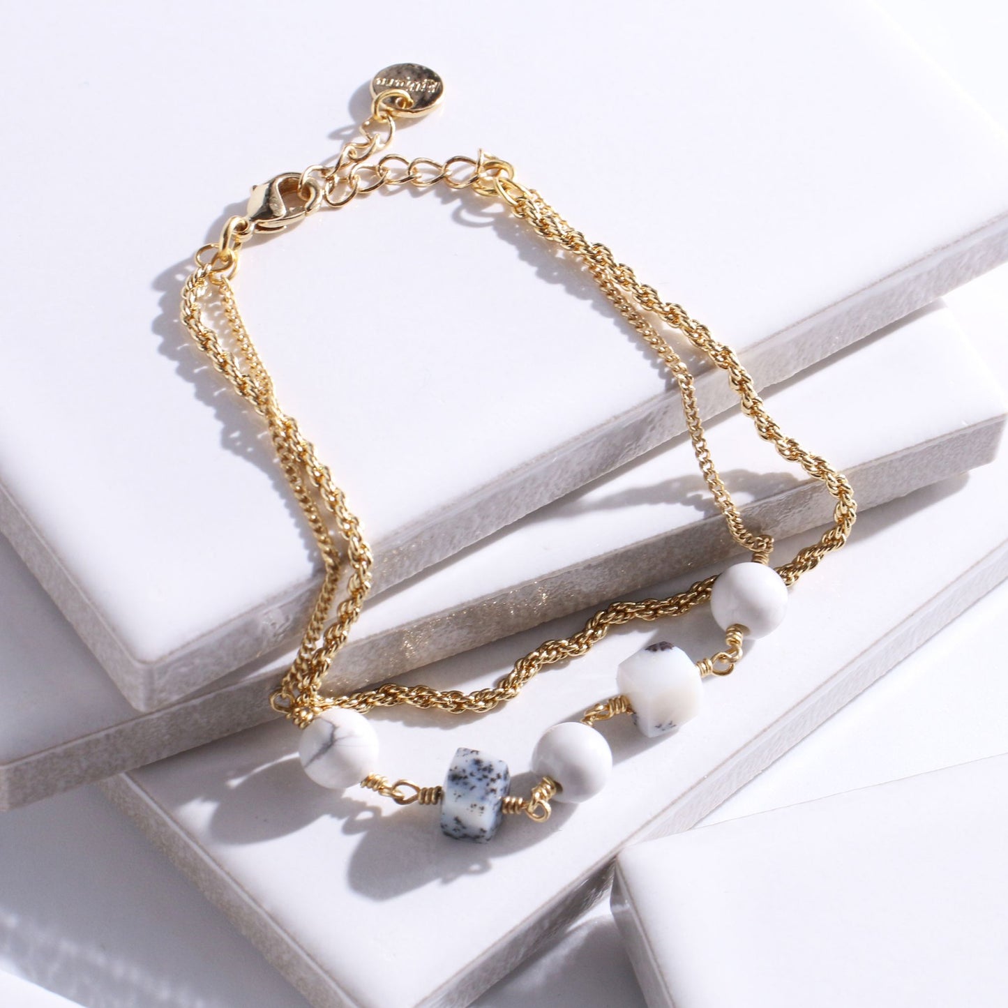 Haulite x Dendrick Opal bracelet