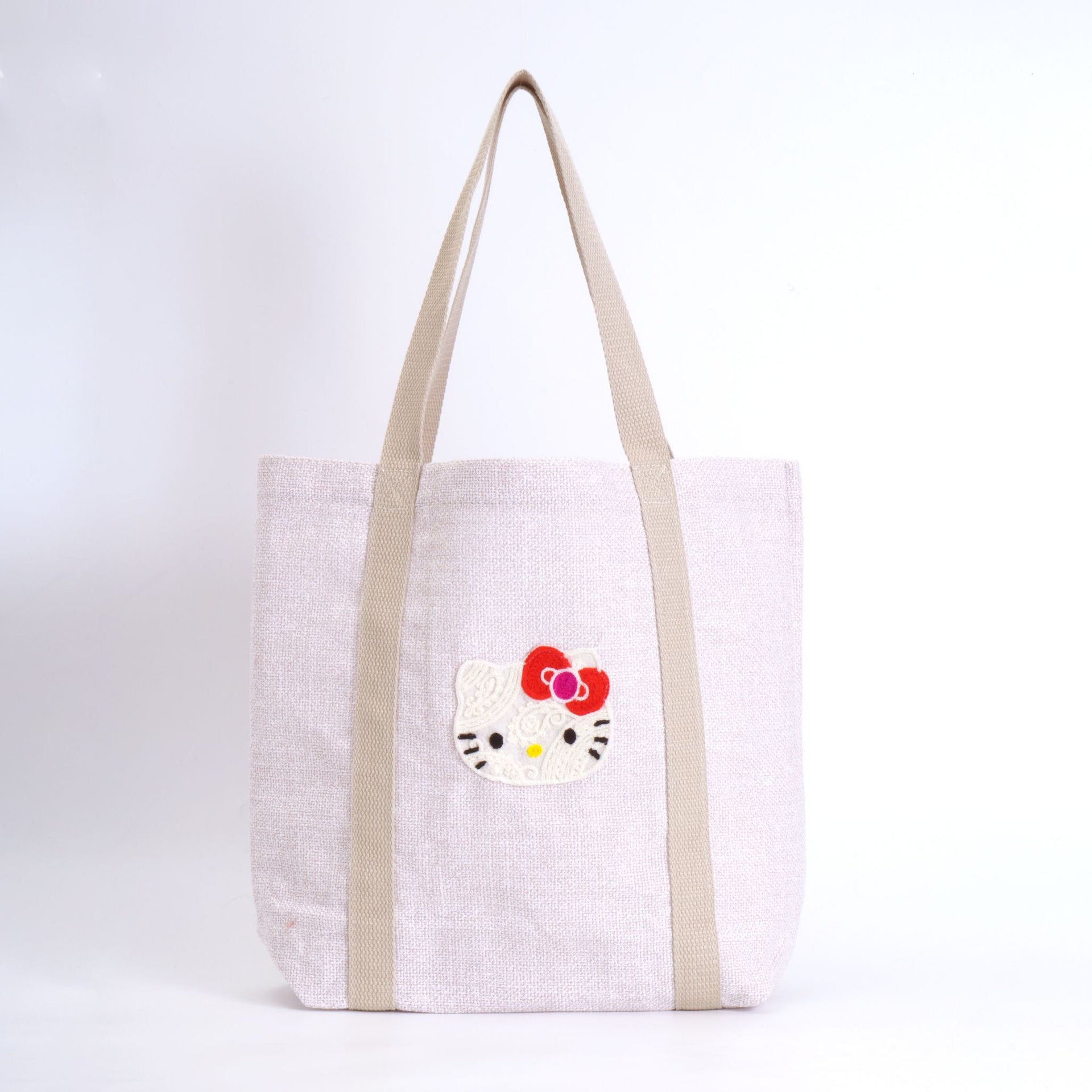 ハローキティ 刺繍ジュートバッグ / M – MAYGLOBE