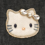 ハローキティ ブラックデニムポーチ