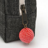 ハローキティ ブラックデニムボックスポーチ