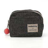 ハローキティ ブラックデニムボックスポーチ