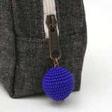 ハローキティ ブラックデニムボックスポーチ