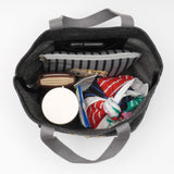 ハローキティ ブラックデニム 舟形トートバッグ