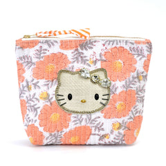 ハローキティ ダイヤレーンブロックプリントポーチ