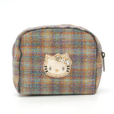 HelloKitty カラーツイード風ボックスポーチ