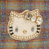 HelloKitty カラーツイード風ボックスポーチ