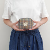 HelloKitty カラーツイード風ボックスポーチ