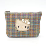 HelloKitty カラーツイード風ポーチ