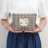 HelloKitty カラーツイード風ポーチ