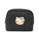 HelloKitty ヘリンボーンデニムボックスポーチ