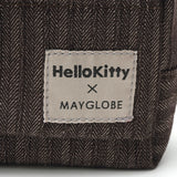 HelloKitty ヘリンボーンデニムボックスポーチ