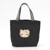 HelloKitty ヘリンボーンデニムミニトート