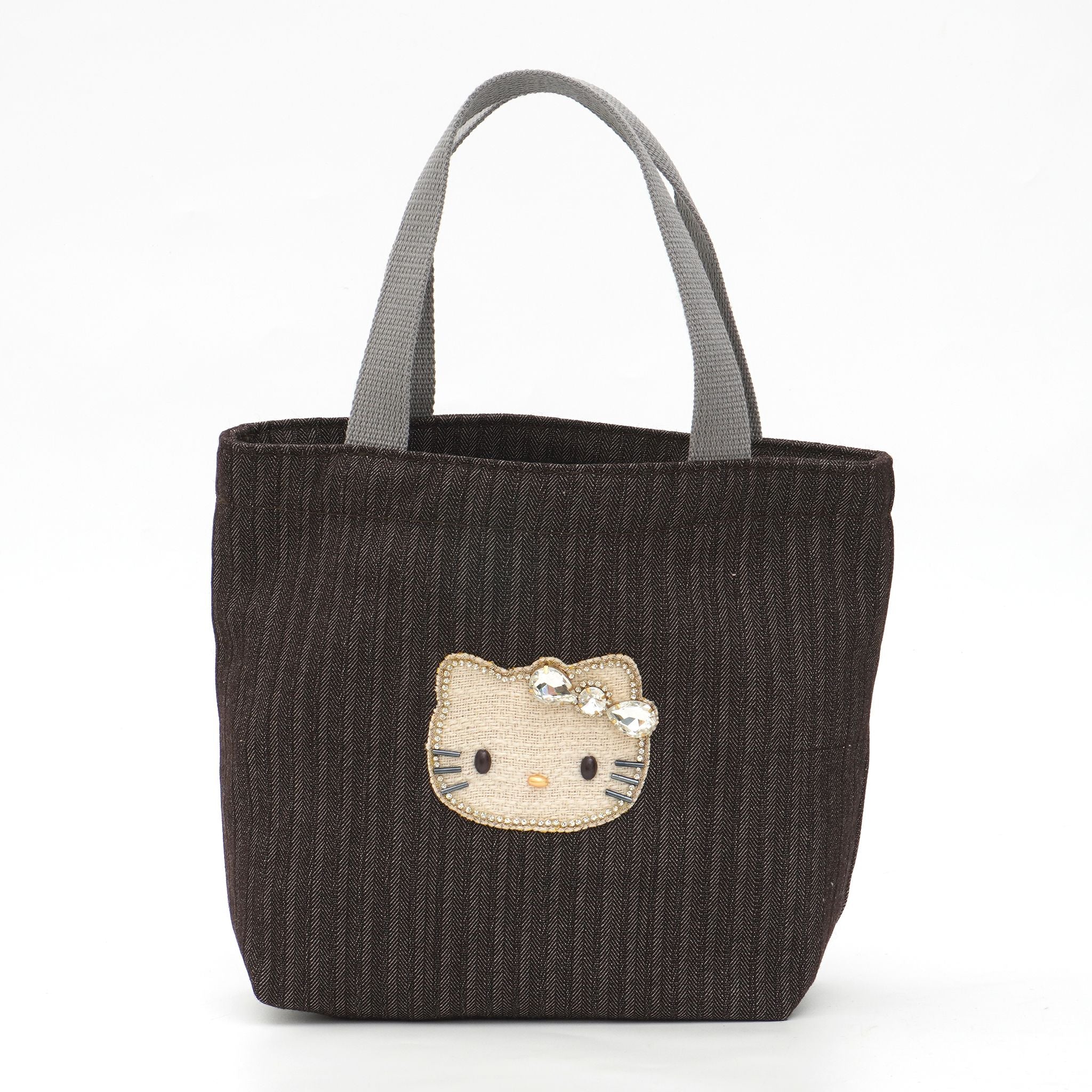 HelloKitty ヘリンボーンデニムミニトート