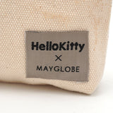 HelloKitty 機械刺繍キャンバスポーチＭ