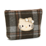 Hello Kitty チェック柄ポーチ