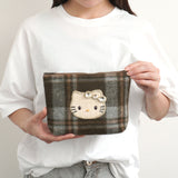 Hello Kitty チェック柄ポーチ