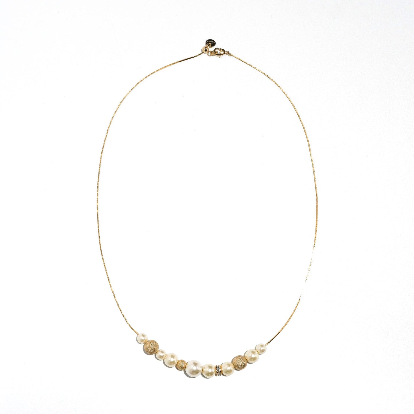 Pearl x Dust Ball Necklace