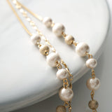 Cotton Pearl x Chain 3rd Way Necklace