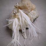 Pearl Flower Bijou Shaking earrings