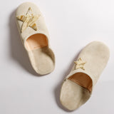 【OUTLET】モロッコ製 本革 バブーシュ｜スター