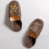 【OUTLET】モロッコ製 本革 バブーシュ｜スター