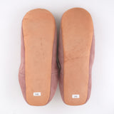 【OUTLET】モロッコ製 本革 バブーシュ｜イニシャル E