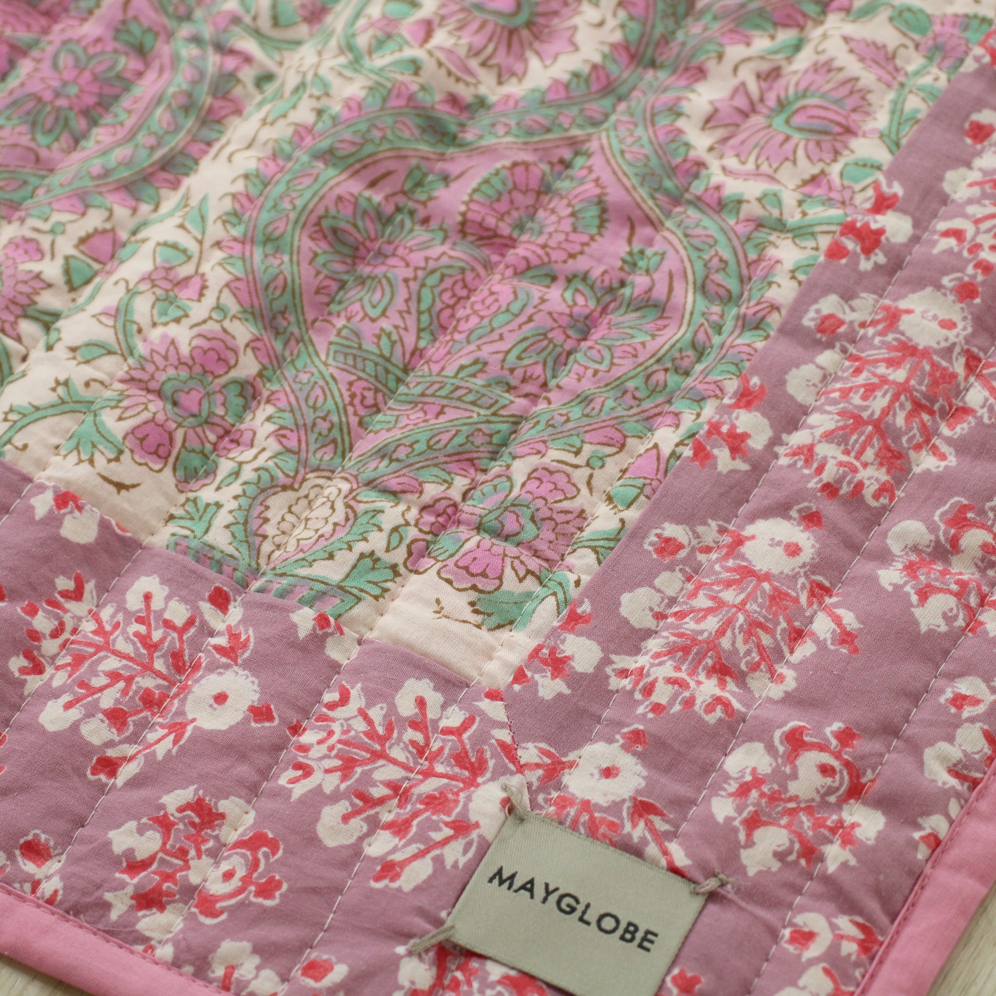 ブロックプリントブランケット