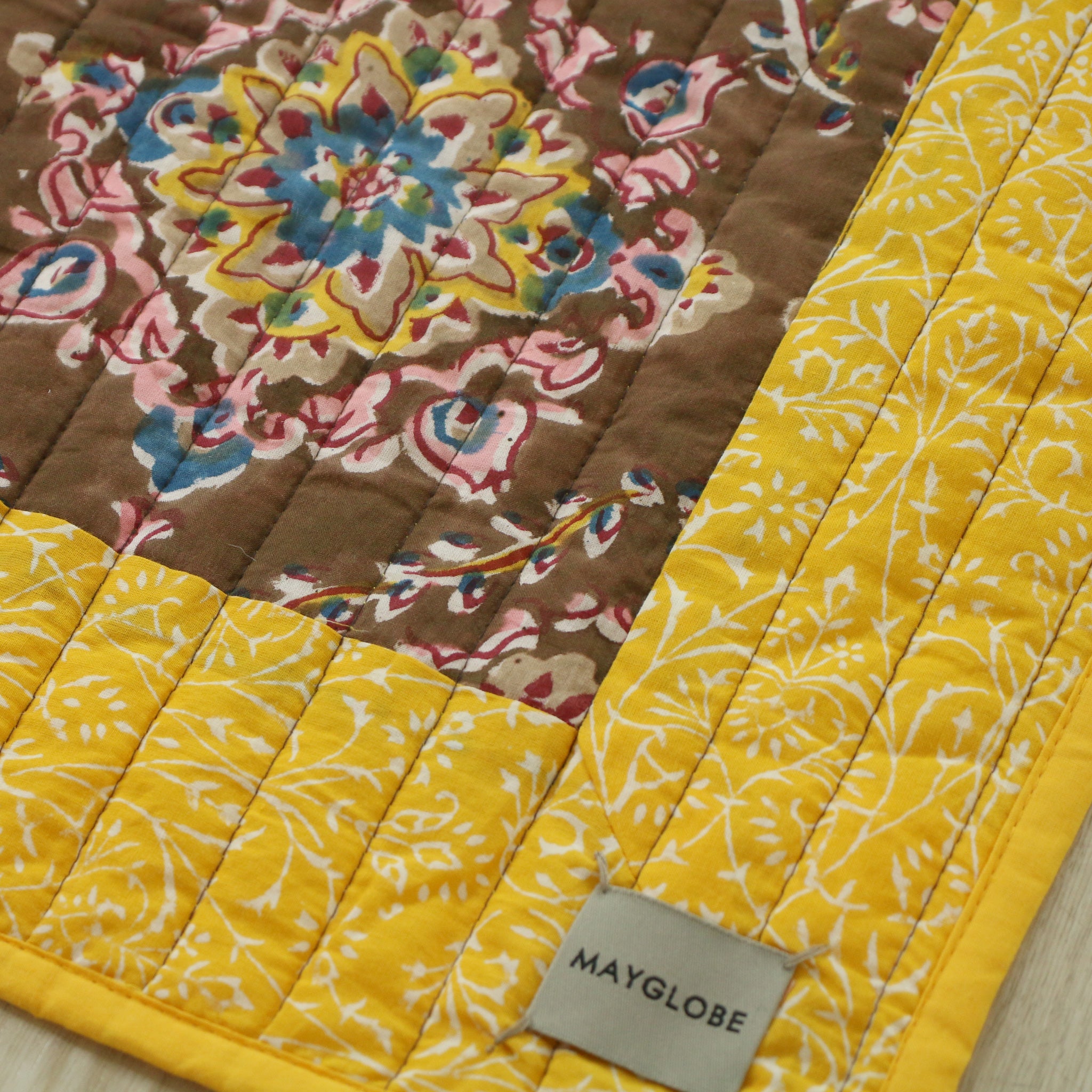 ブロックプリントブランケット