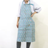 ブロックプリントキルティングエプロン