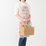 ブロックプリントキルティングエプロン