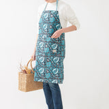 ブロックプリントキルティングエプロン
