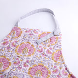 ブロックプリントキルティングエプロン