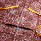 ブロックプリントキルティングエプロン