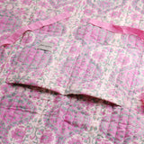 ブロックプリントキルティングエプロン