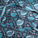 ブロックプリントエプロン