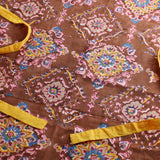 ブロックプリントエプロン