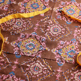 ブロックプリントエプロン