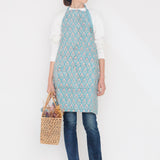 ブロックプリントエプロン