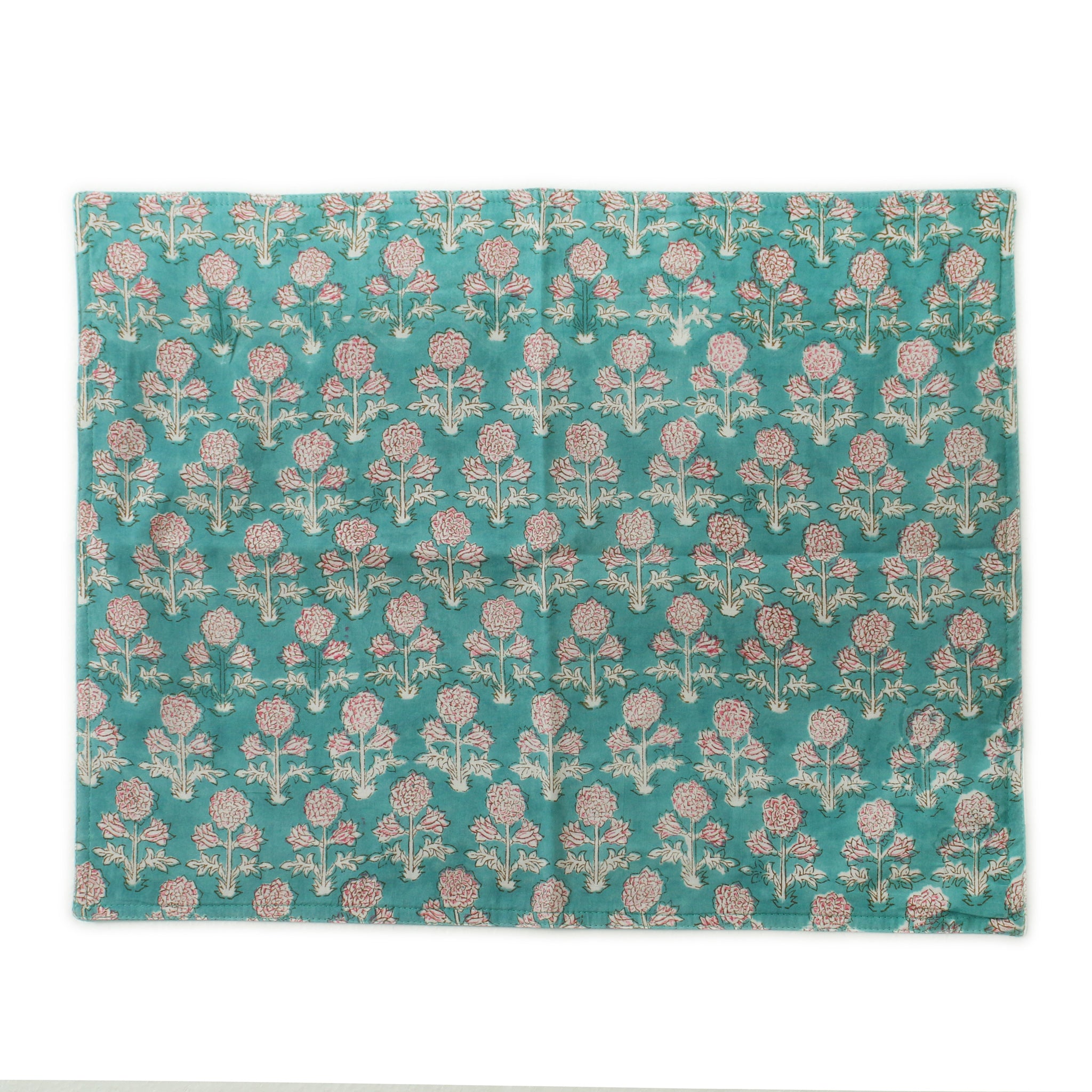 ブロックプリントテーブルマット