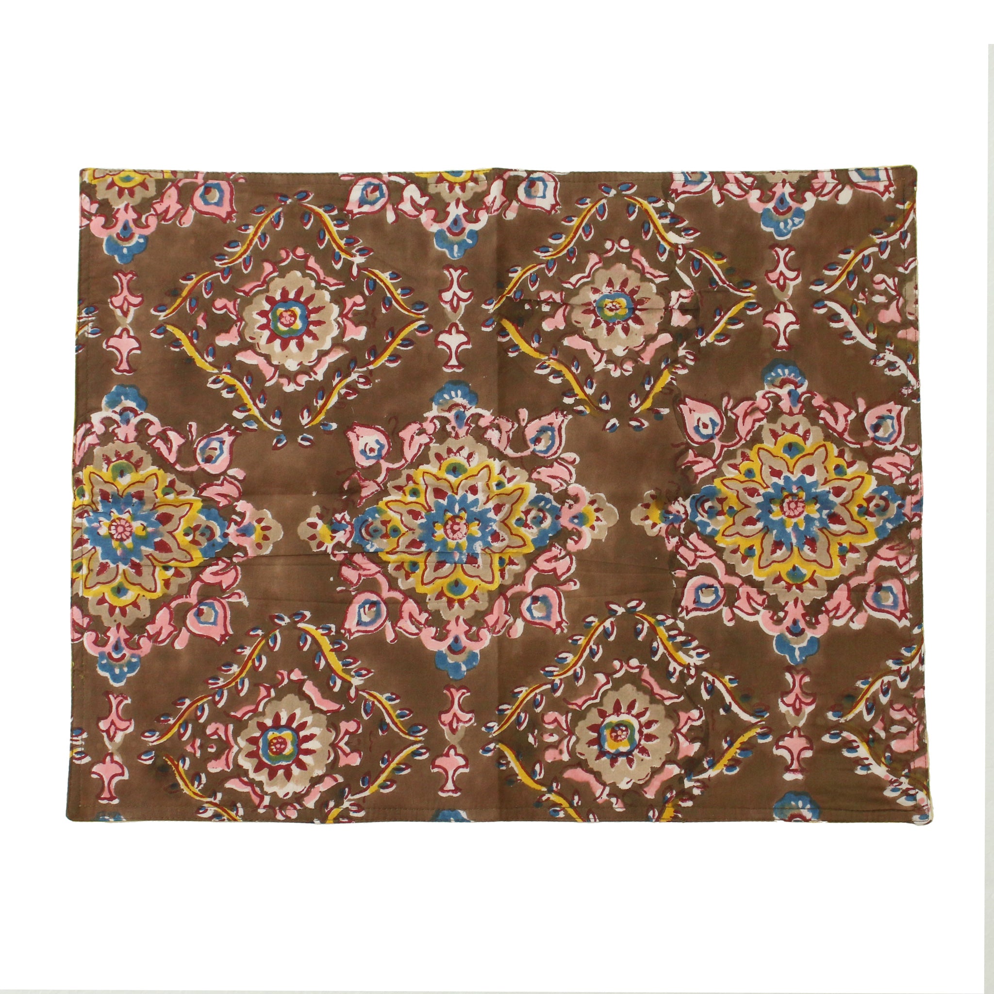 ブロックプリントテーブルマット