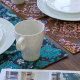 ブロックプリントテーブルマット