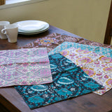 ブロックプリントテーブルマット