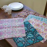 ブロックプリントテーブルマット