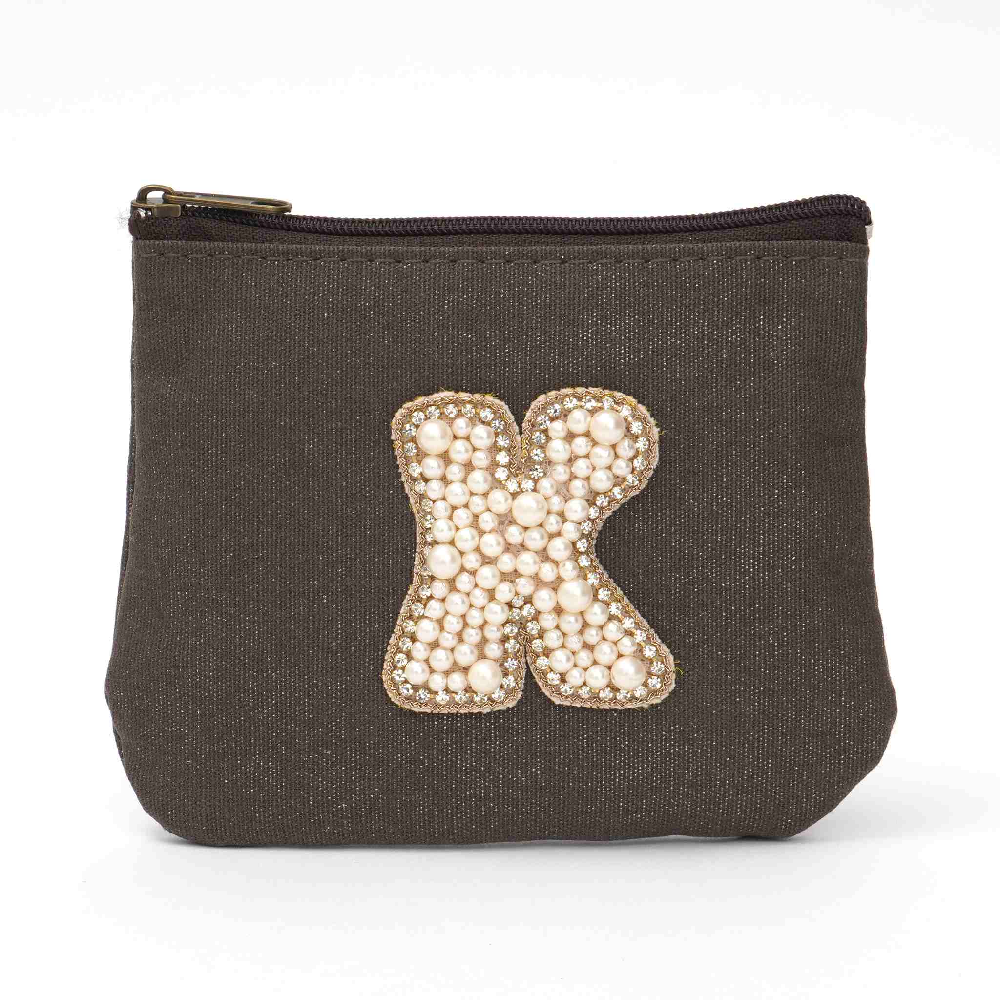 メタリックフラットポーチ｜K