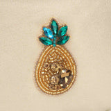 メタリックフラットポーチ｜フルーツ