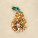 メタリックフラットポーチ｜フルーツ