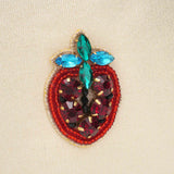 メタリックフラットポーチ｜フルーツ