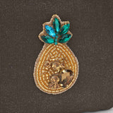 メタリックフラットポーチ｜フルーツ