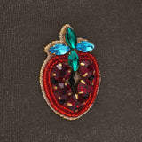 メタリックフラットポーチ｜フルーツ