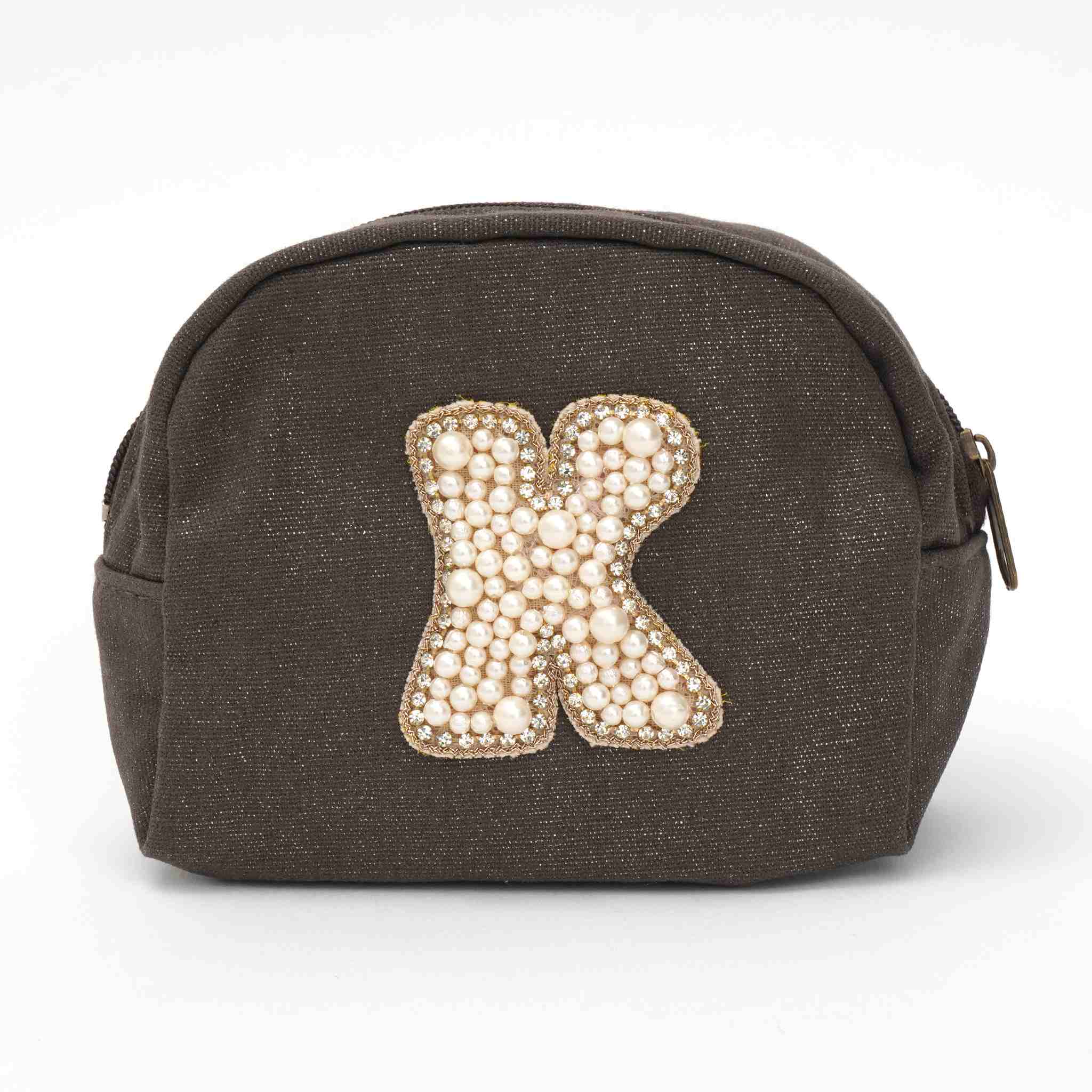 メタリックボックスポーチ｜K